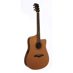 VGS Akustisk Gitar RT S E Root Cutaway med MikrofonPreamp, Sort VGS Akustisk Gitar RT S E Root Cutaway med MikrofonPreamp, Sort